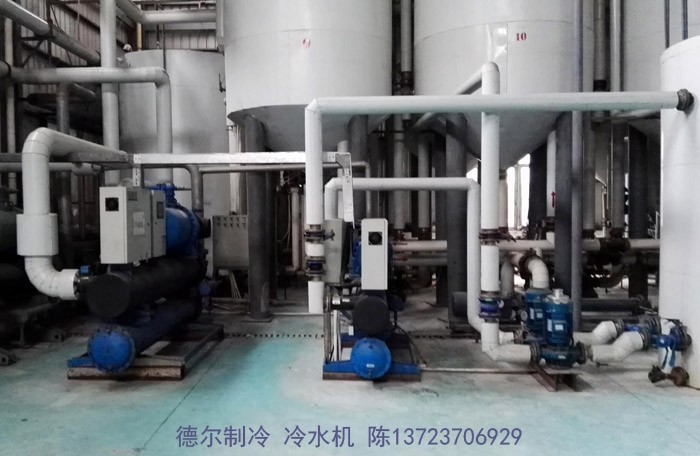 德爾制冷冷水機用于食品廠